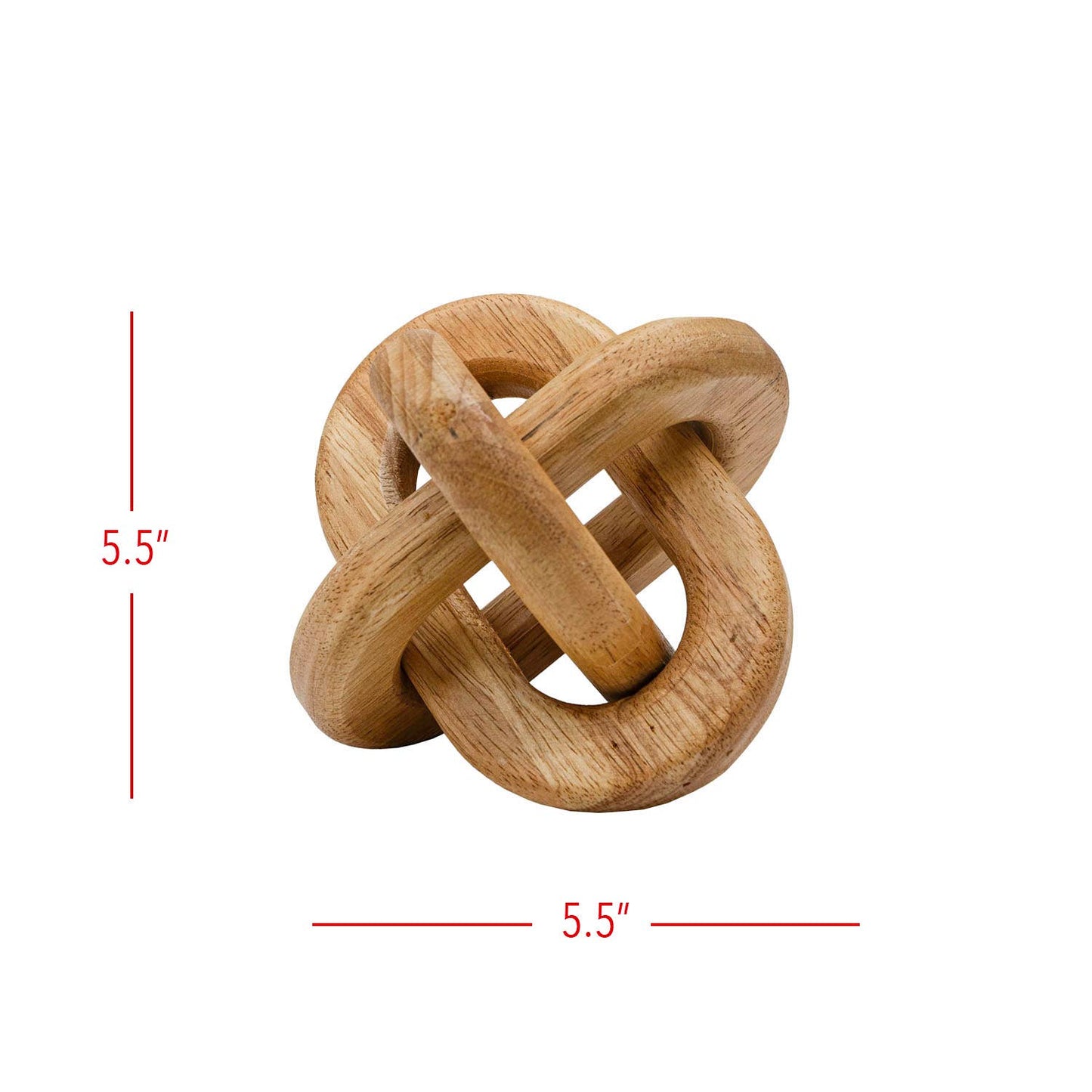 Olin Wood Knot Decorative Accent -