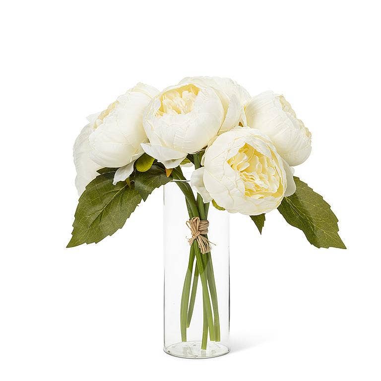 Full Peony Bouquet - 10"H -
