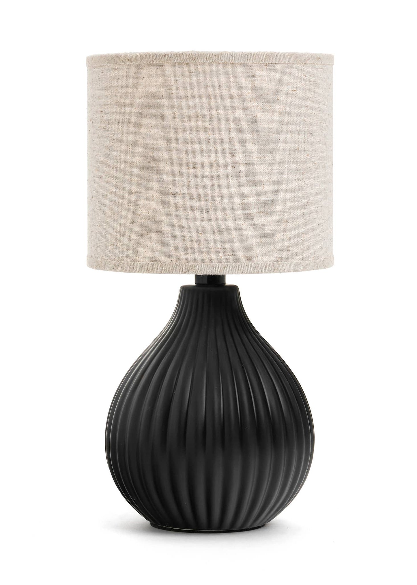 ARNAS TABLE LAMP CERAMIC BLACK