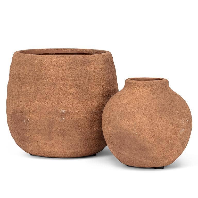 Coarse Texture Vase-4"H - Vases