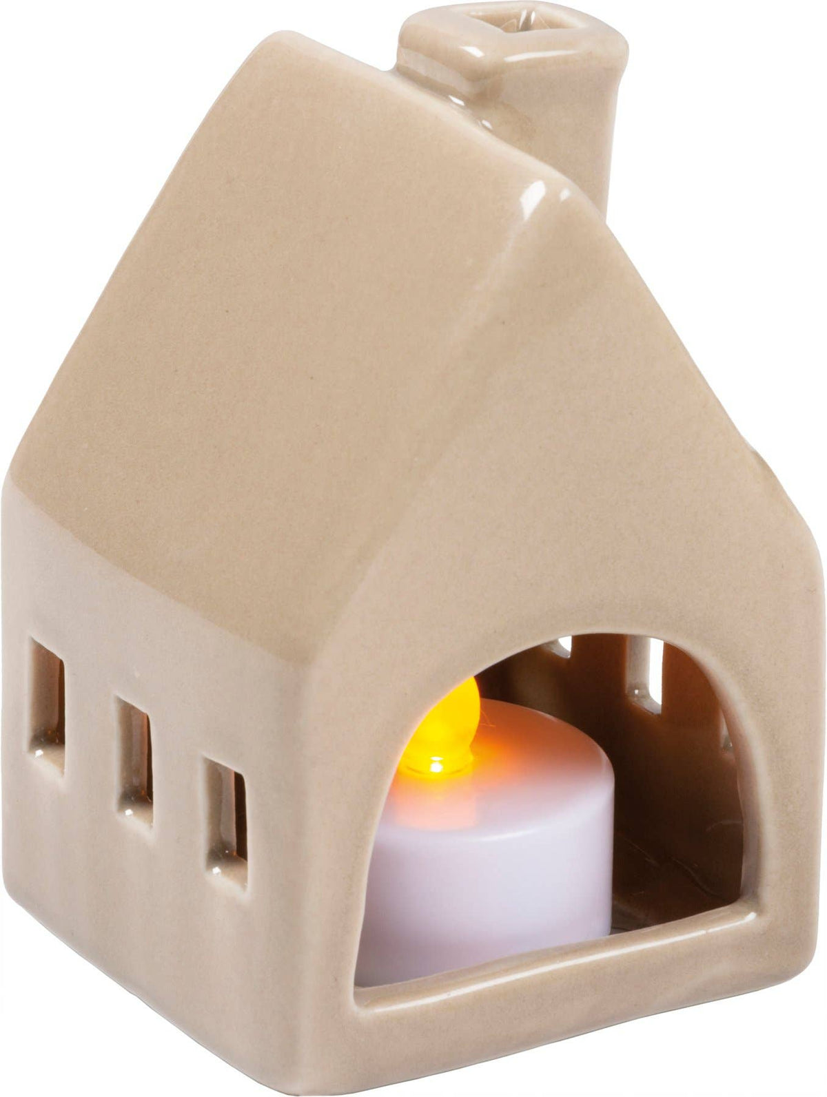 Small House Candle Holder Set -
