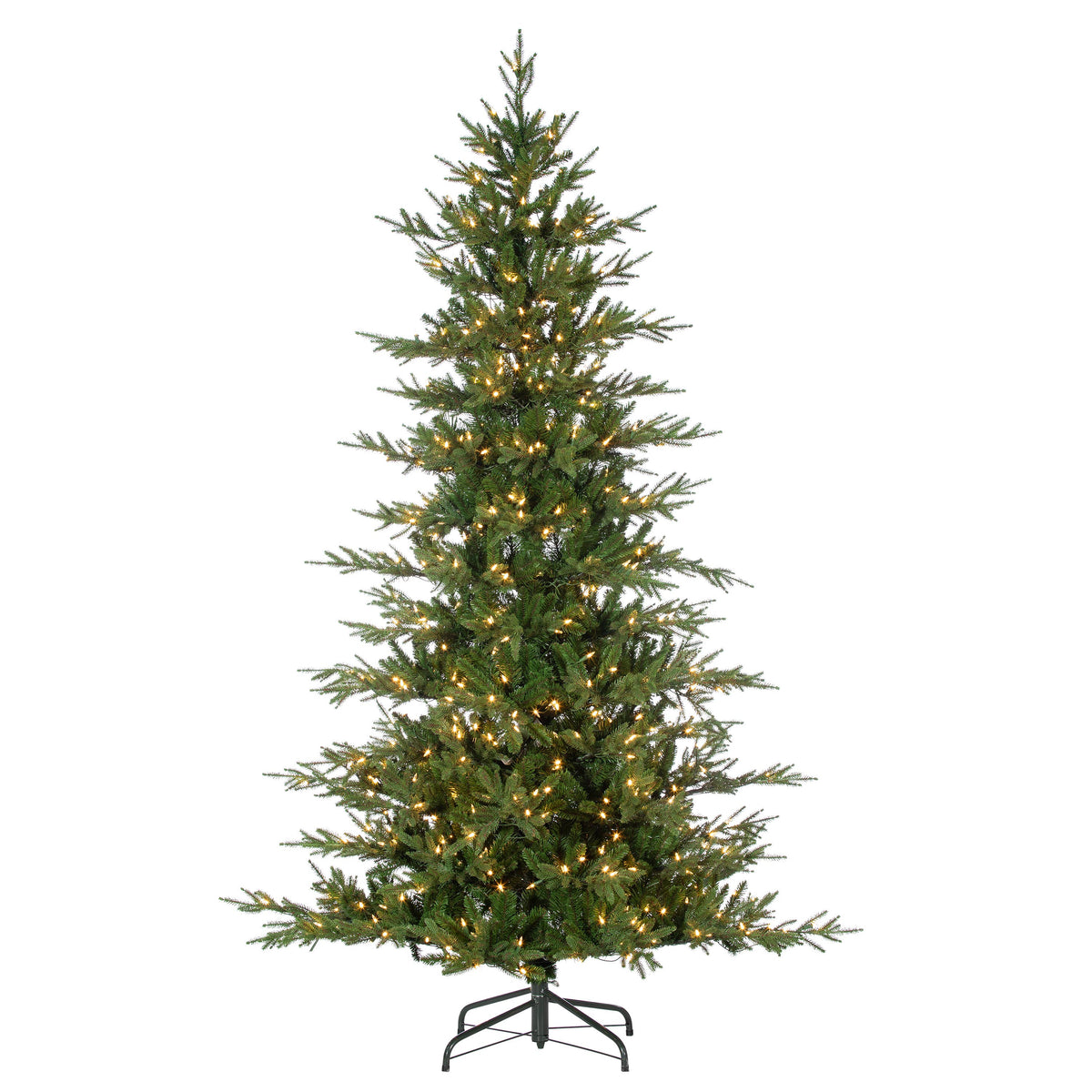 Promo Christmas LED Natural Cut Layered Fairfield Pine7.5 ft