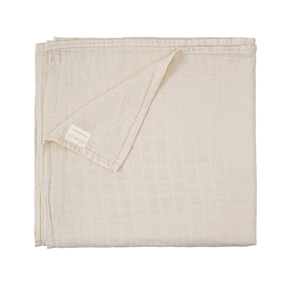 Bamboo Muslin Swaddle Blanket (Vanilla Cream)
