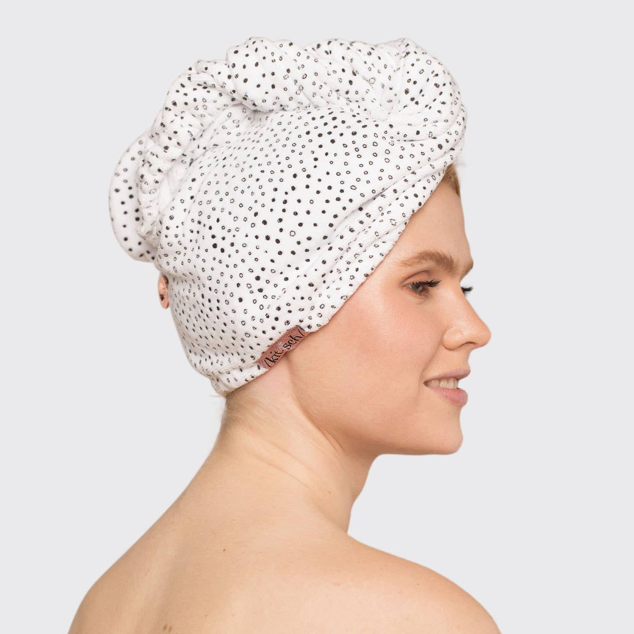 Quick Dry Hair Towel - Micro Dot -
