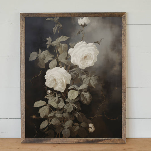 Grace In Bloom Floral Framed Art | Made in the USA -