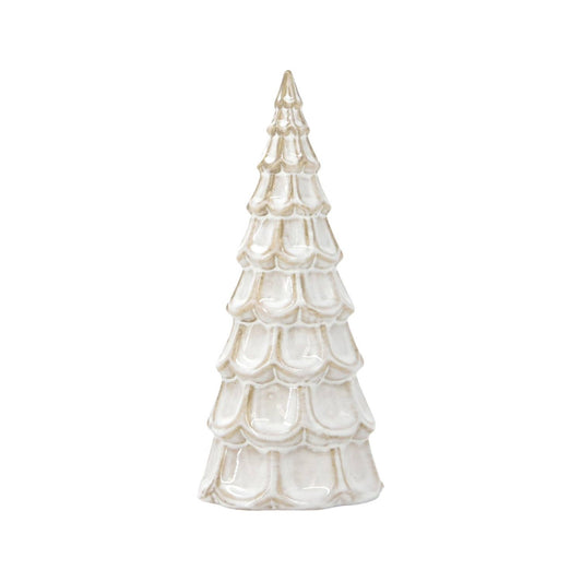 Short Porcelain Distressed White Tree
