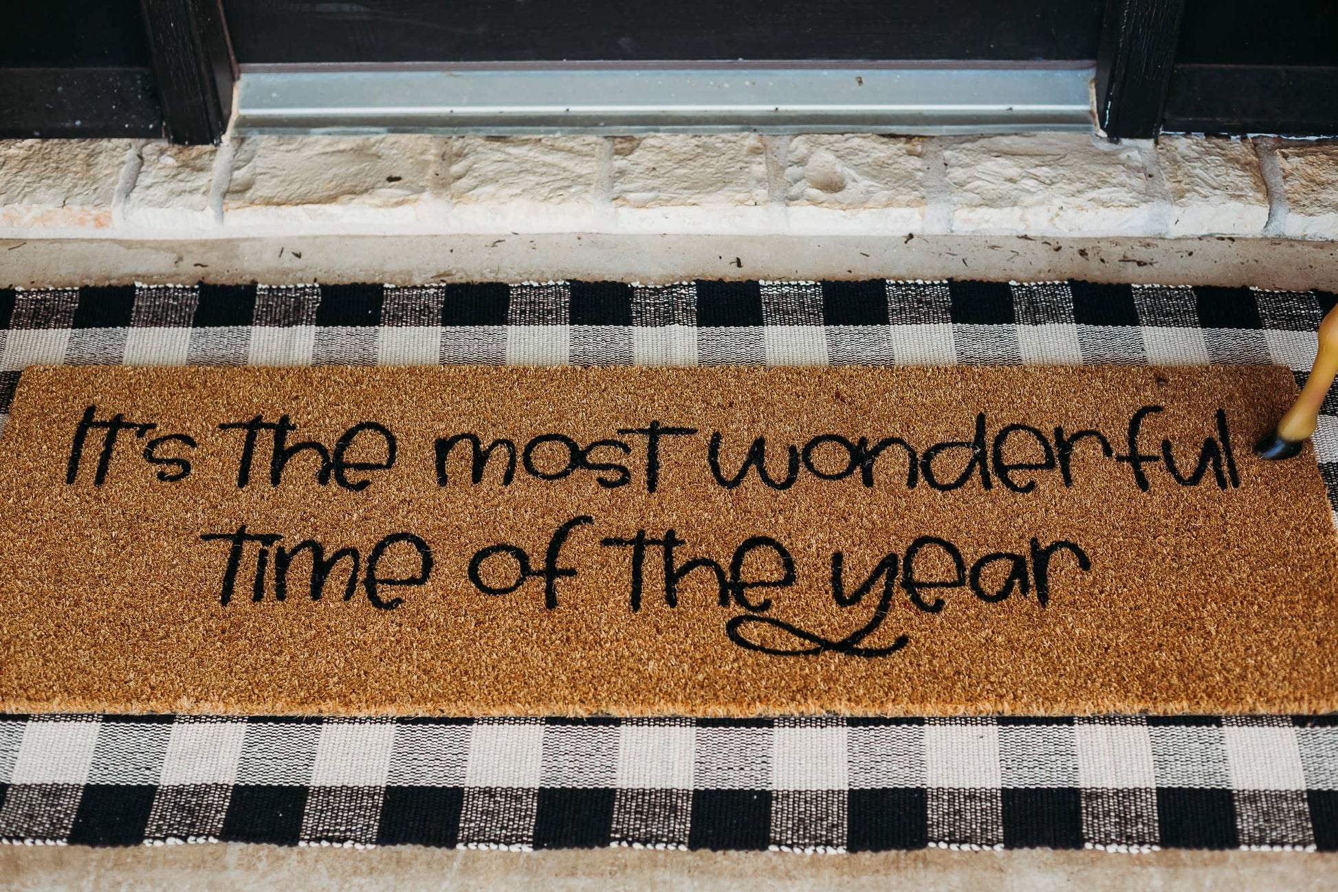 Doormat runner - Buffalo plaid -