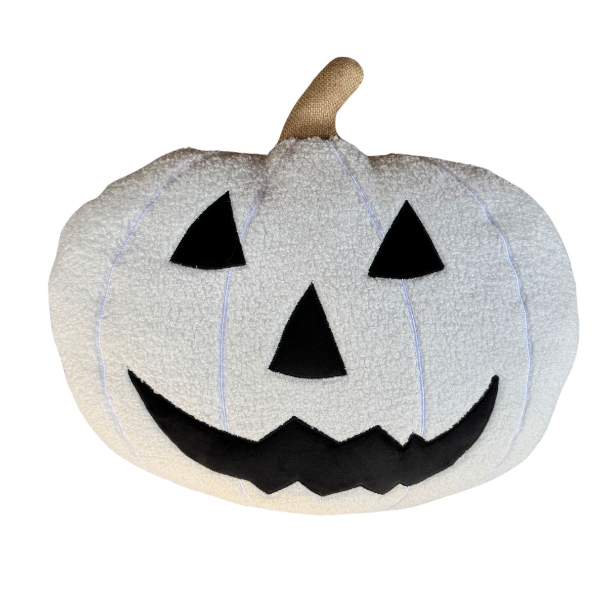 CF-3403 - White Sherpa JOL Halloween Pillow -