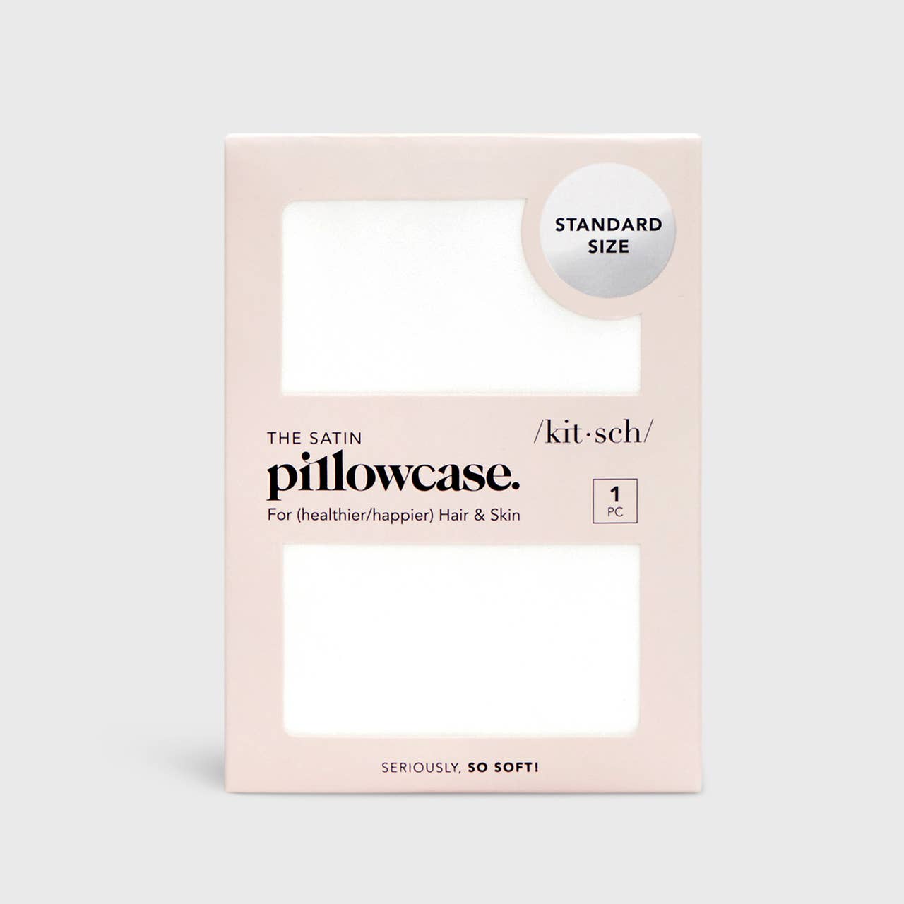 Satin Pillowcase Standard - Ivory -