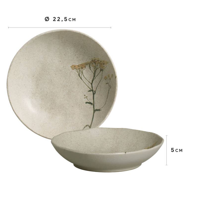 Bio Stoneware Campestre Salad Bowl, 28 Oz -