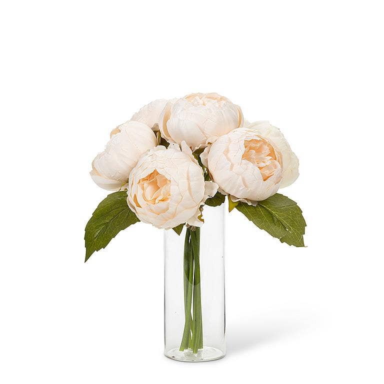 Full Peony Bouquet - 10"H -