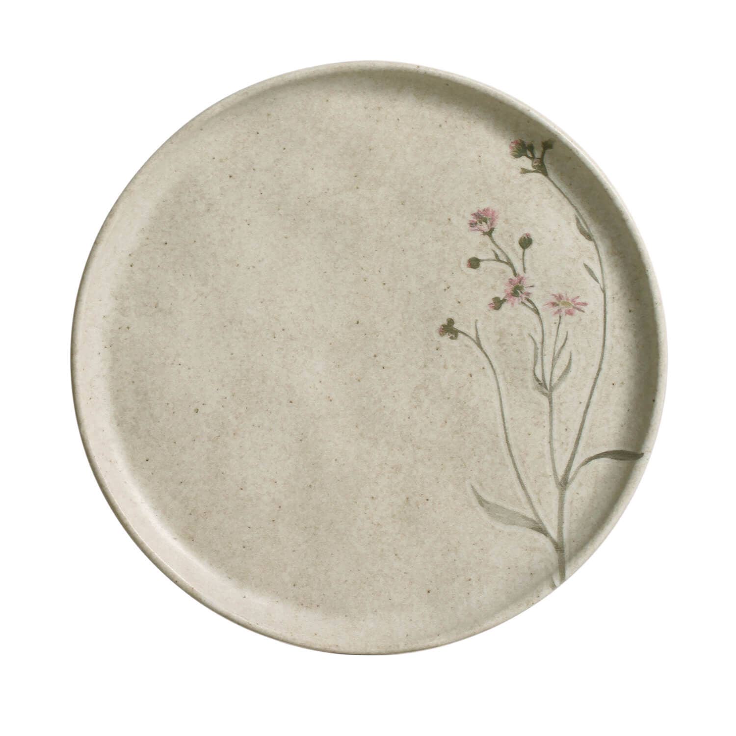 Bio Stoneware Campestre Dessert Plate, 8.46" -