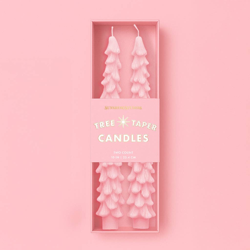Tree Taper Candles | Pink -