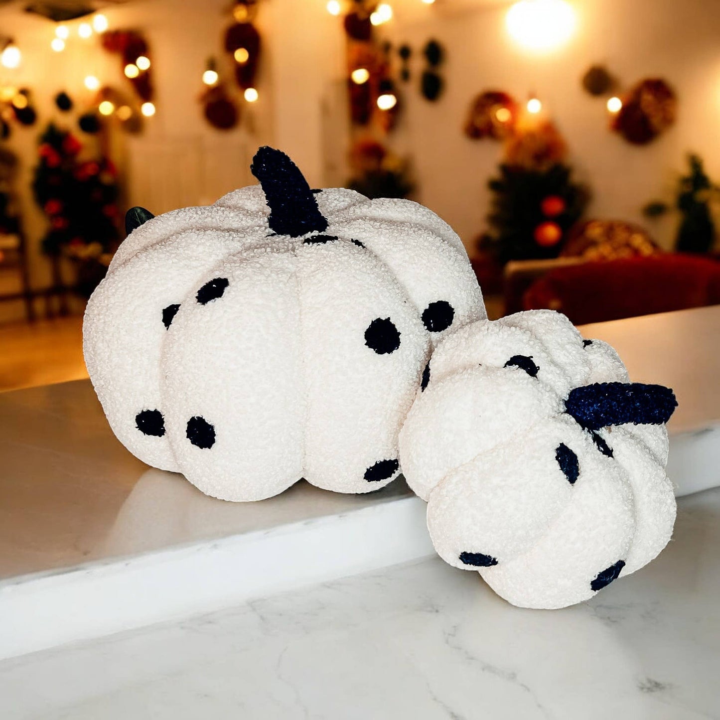 Decorative Cozy Fabric Plush Pumpkins Farmhouse & Fall Vibes -
