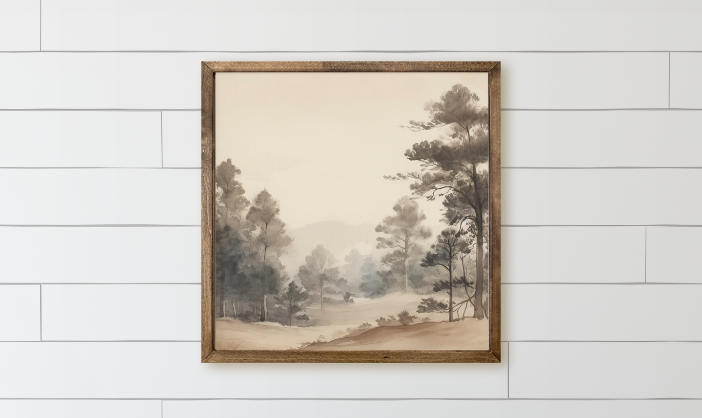Brisk Air Wood Framed Sign -