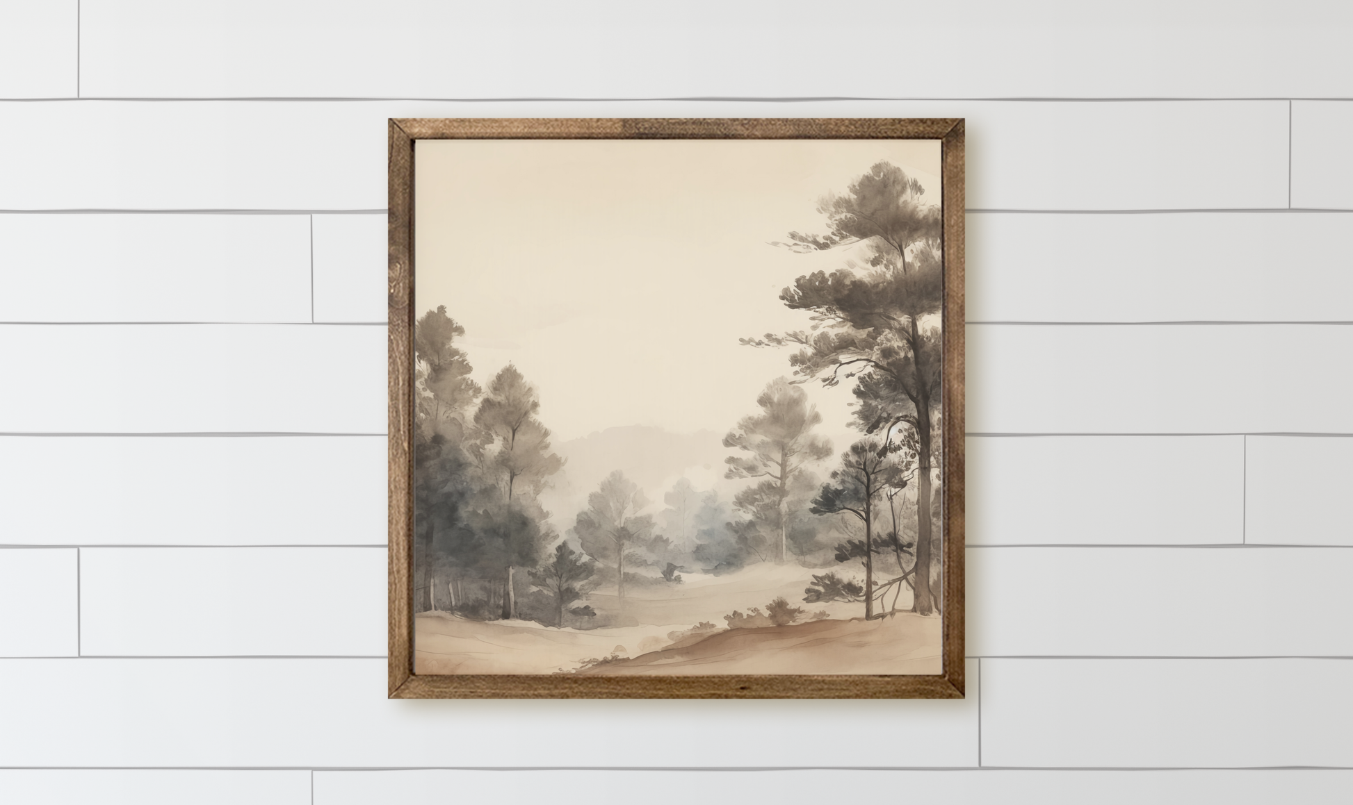 Brisk Air Wood Framed Sign -