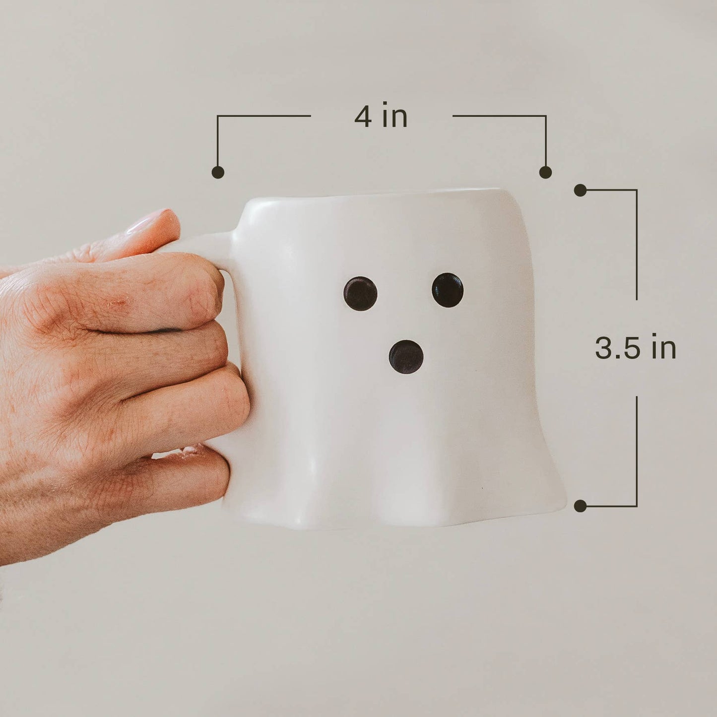Ghost Coffee Mug - Halloween & Fall Decor -