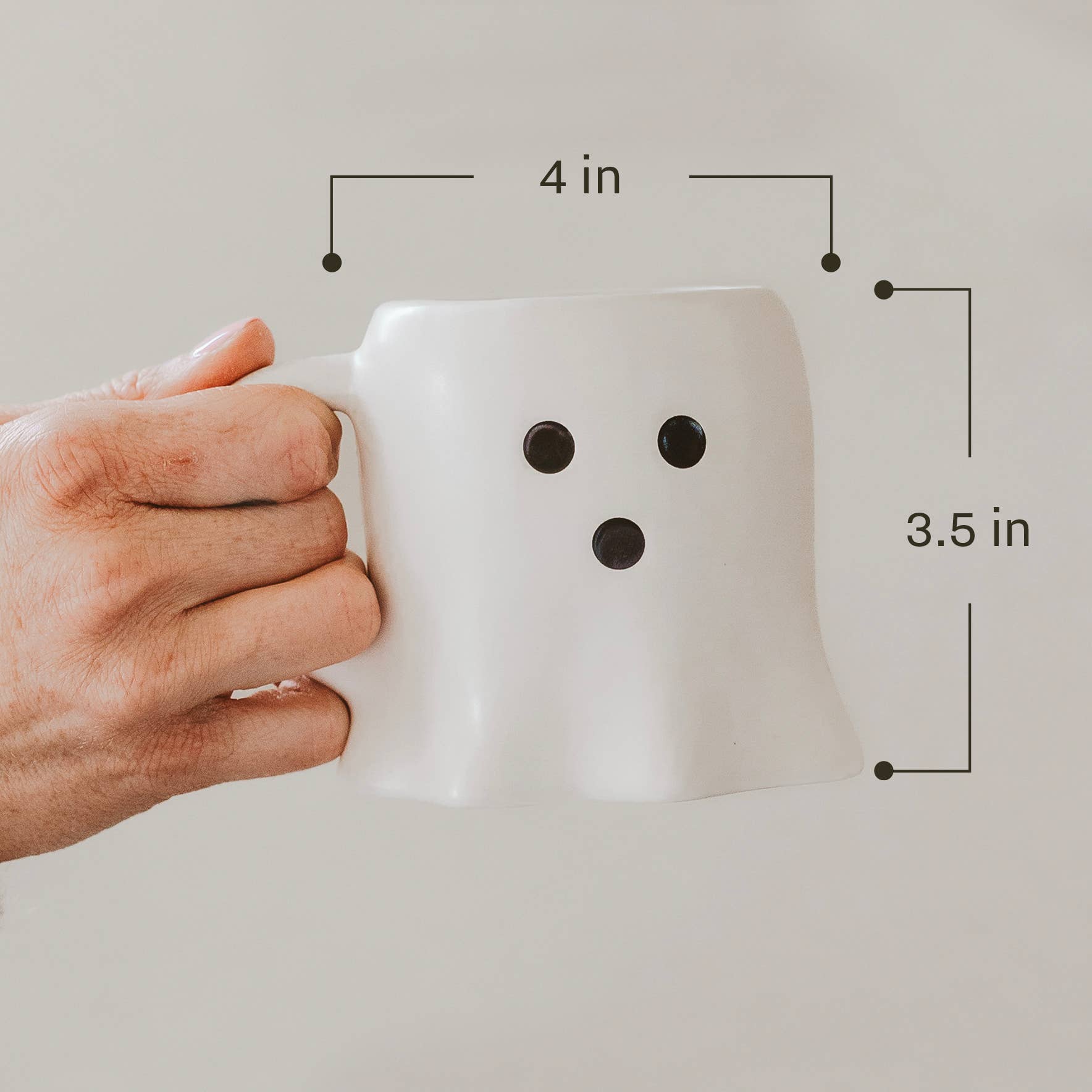 Ghost Coffee Mug - Halloween & Fall Decor -