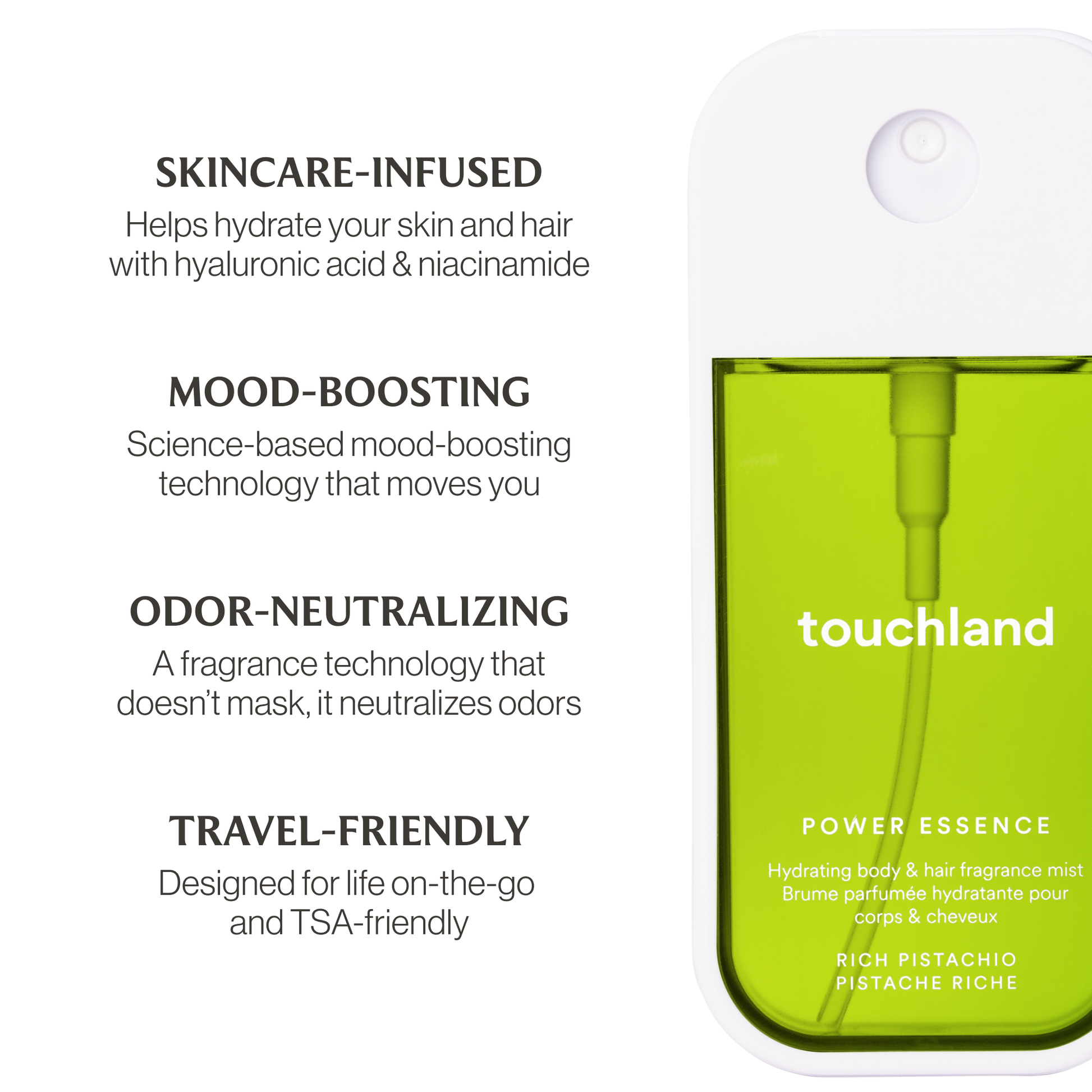 Rich Pistachio Power Essence Body & Hair Fragrance Mist -