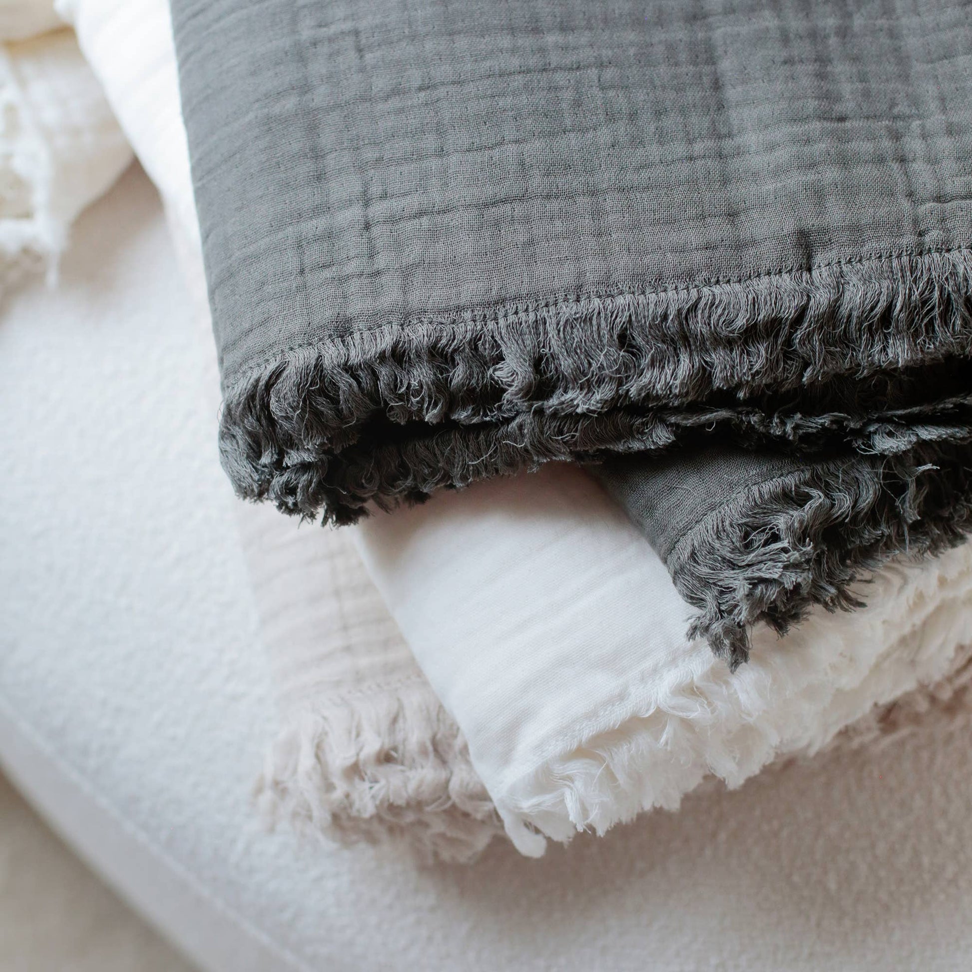 Gauze Throw Blanket -
