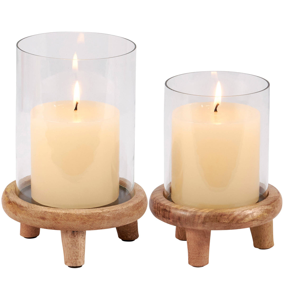 Hurricane Candle Holder Set -