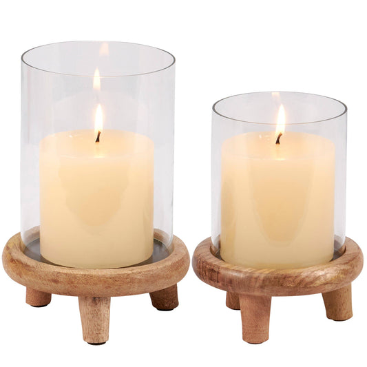 Hurricane Candle Holder Set -
