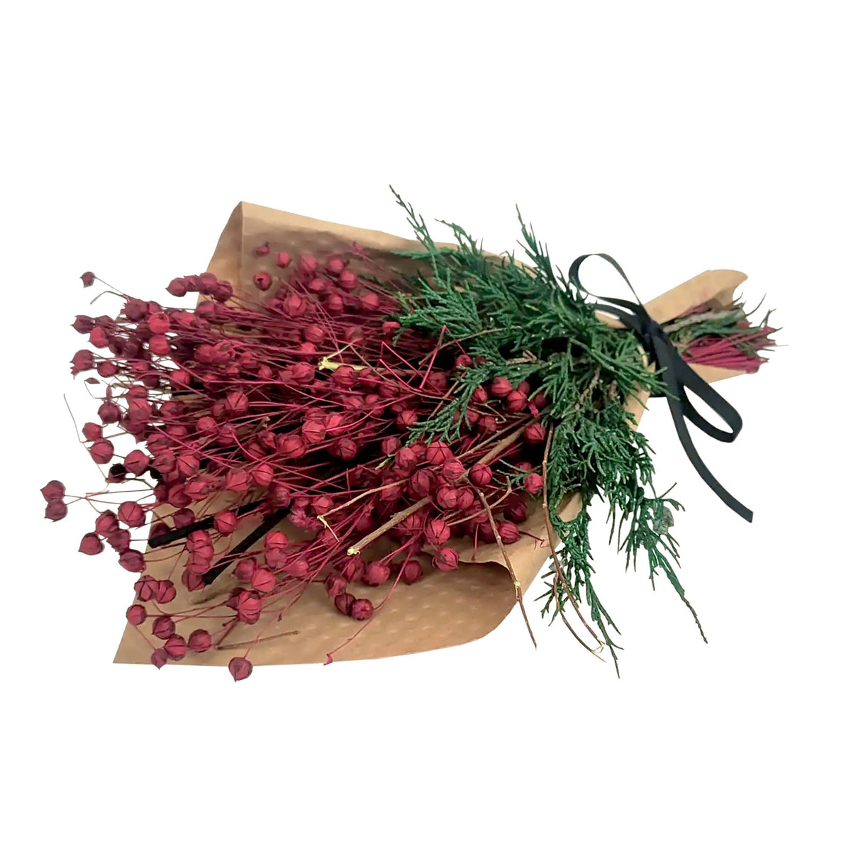 MINI Juniper & Flax Bouquet # 232 -