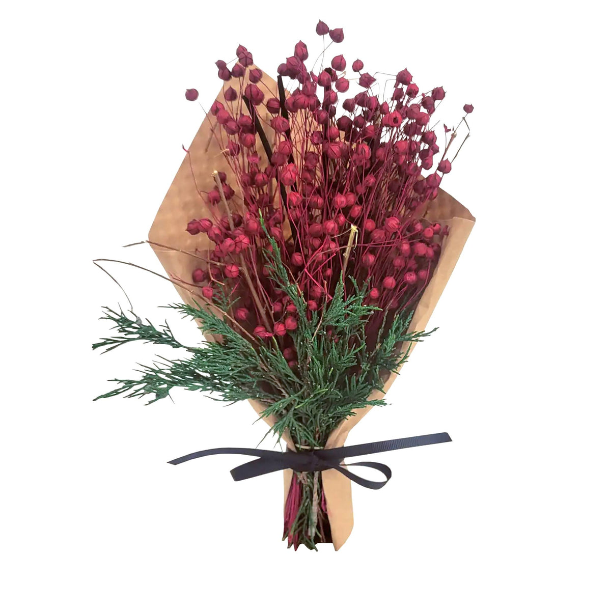 MINI Juniper & Flax Bouquet # 232 -