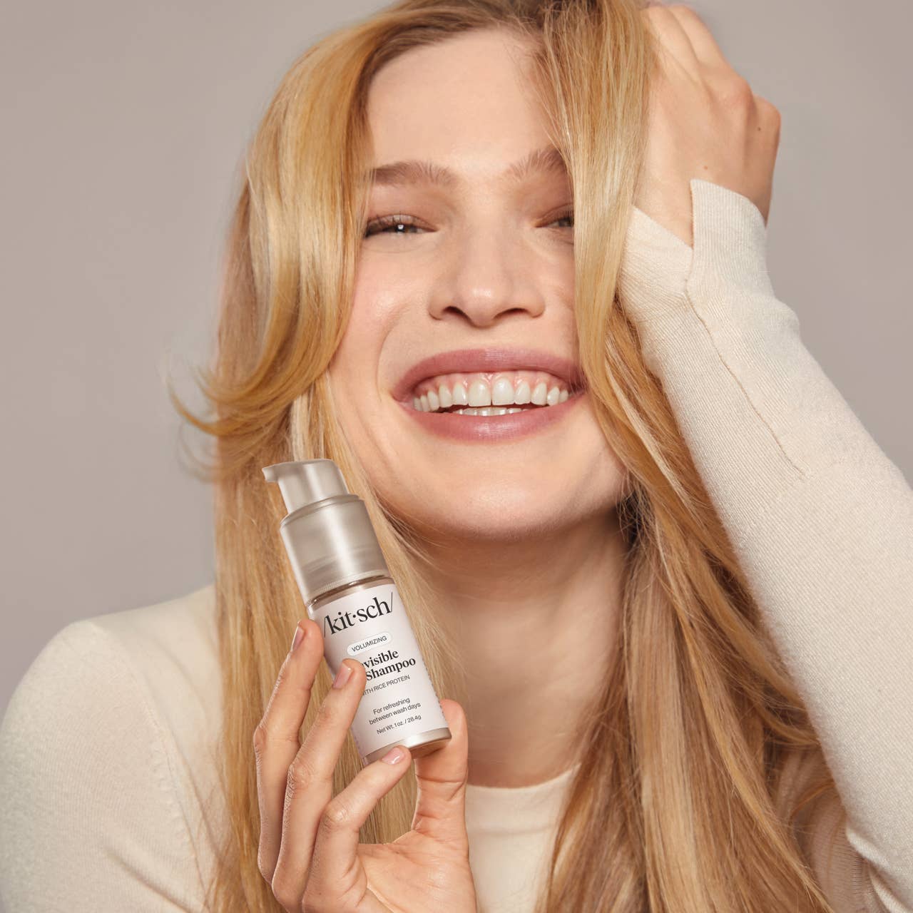 Volumizing Rice Protein Dry Shampoo - Invisible 1 oz -