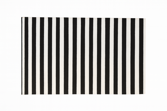 Outdoor Layering Rug, Stripe, size 24x36 -