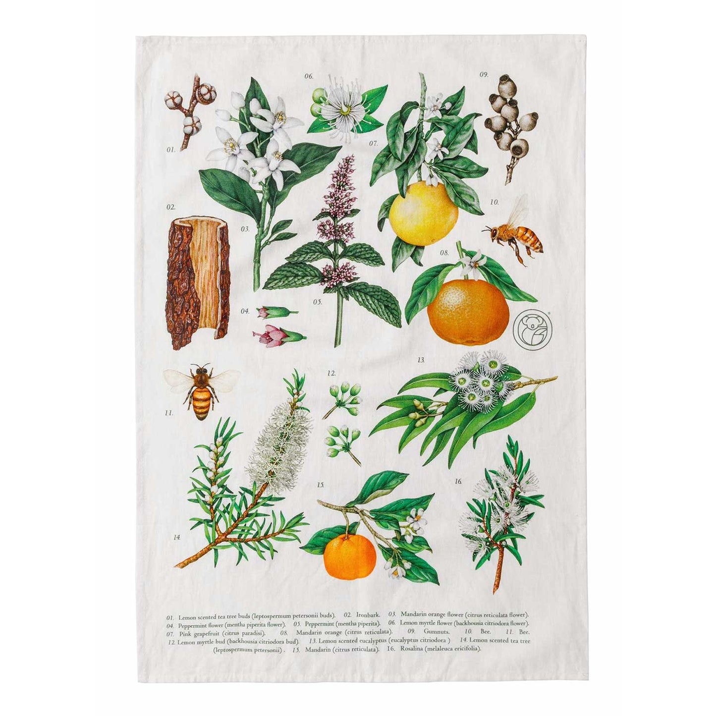 Terra Botanica Tea Towel - Kitchen Towels