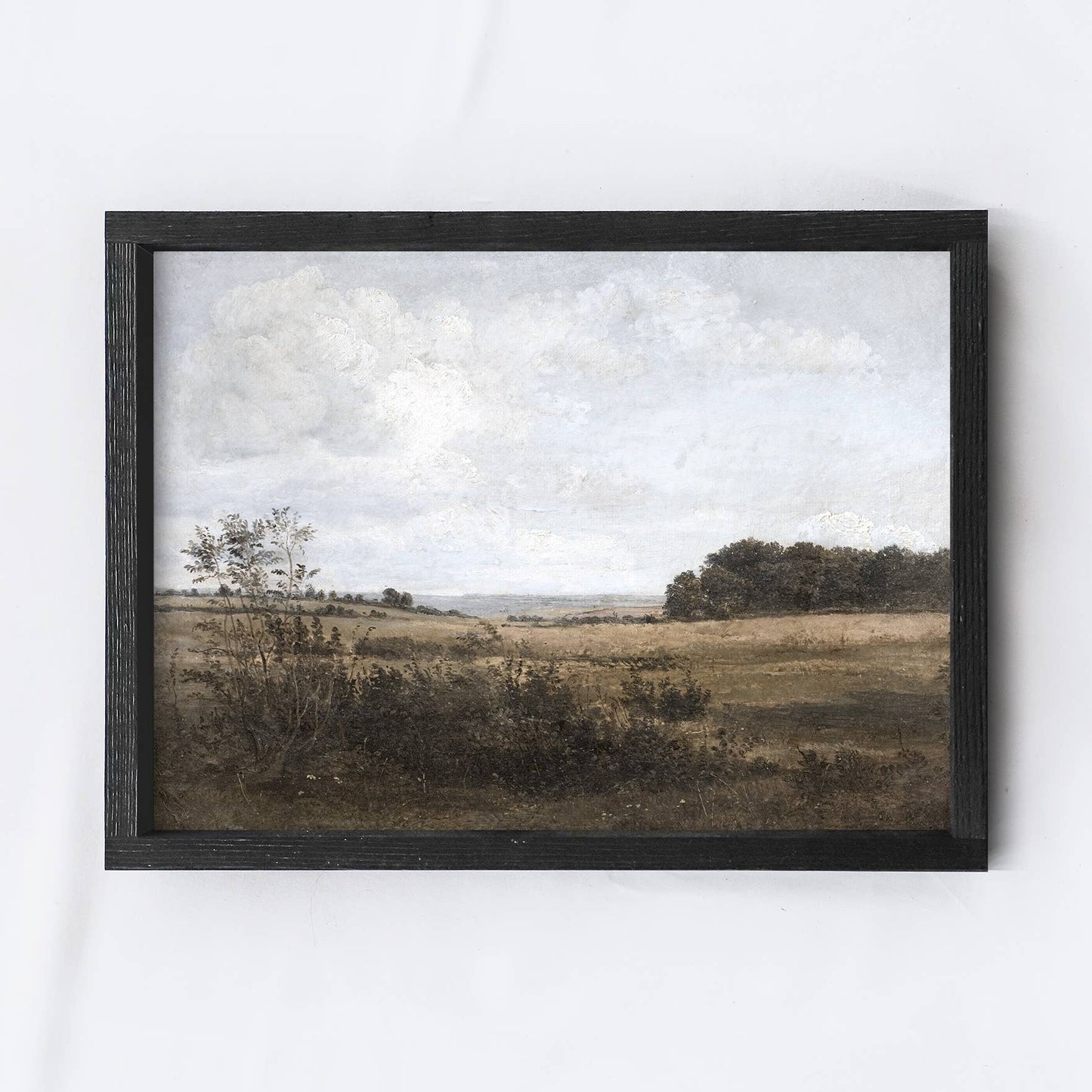 Vintage Landscape Wood Sign | Framed Landscape Wall Art A140 -