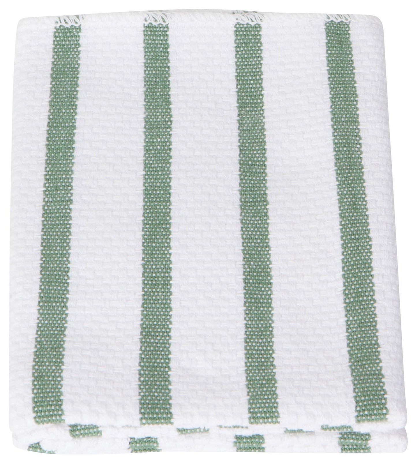 Basketweave Elm Green Dishcloths Set of 2 -