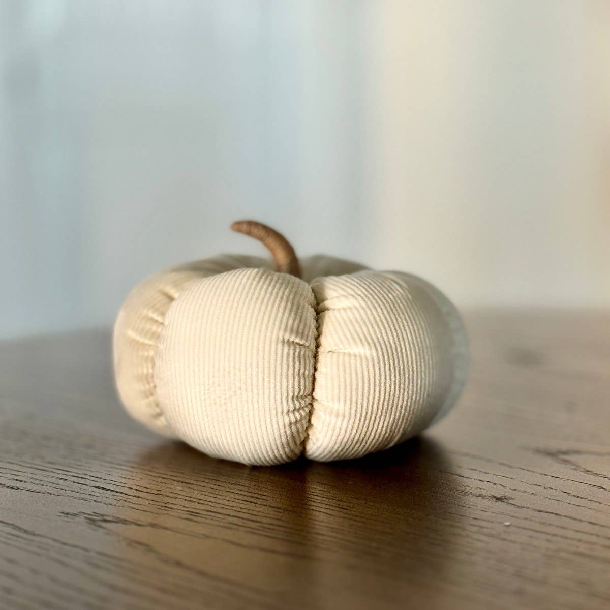 CF-3326 - Lrg. Cream Corduroy Pumpkin -