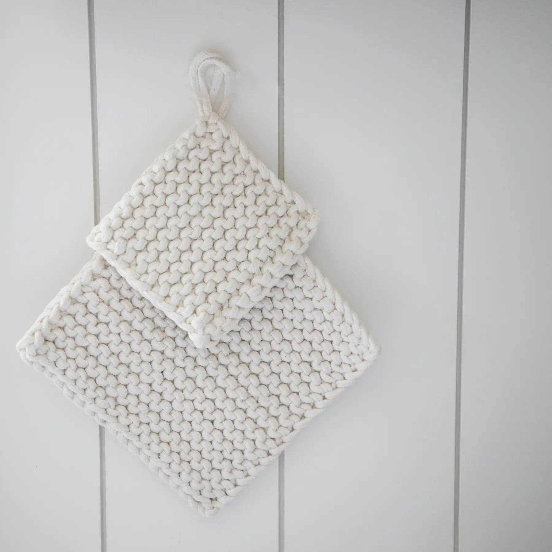 Cotton Crocheted Pot Holder -