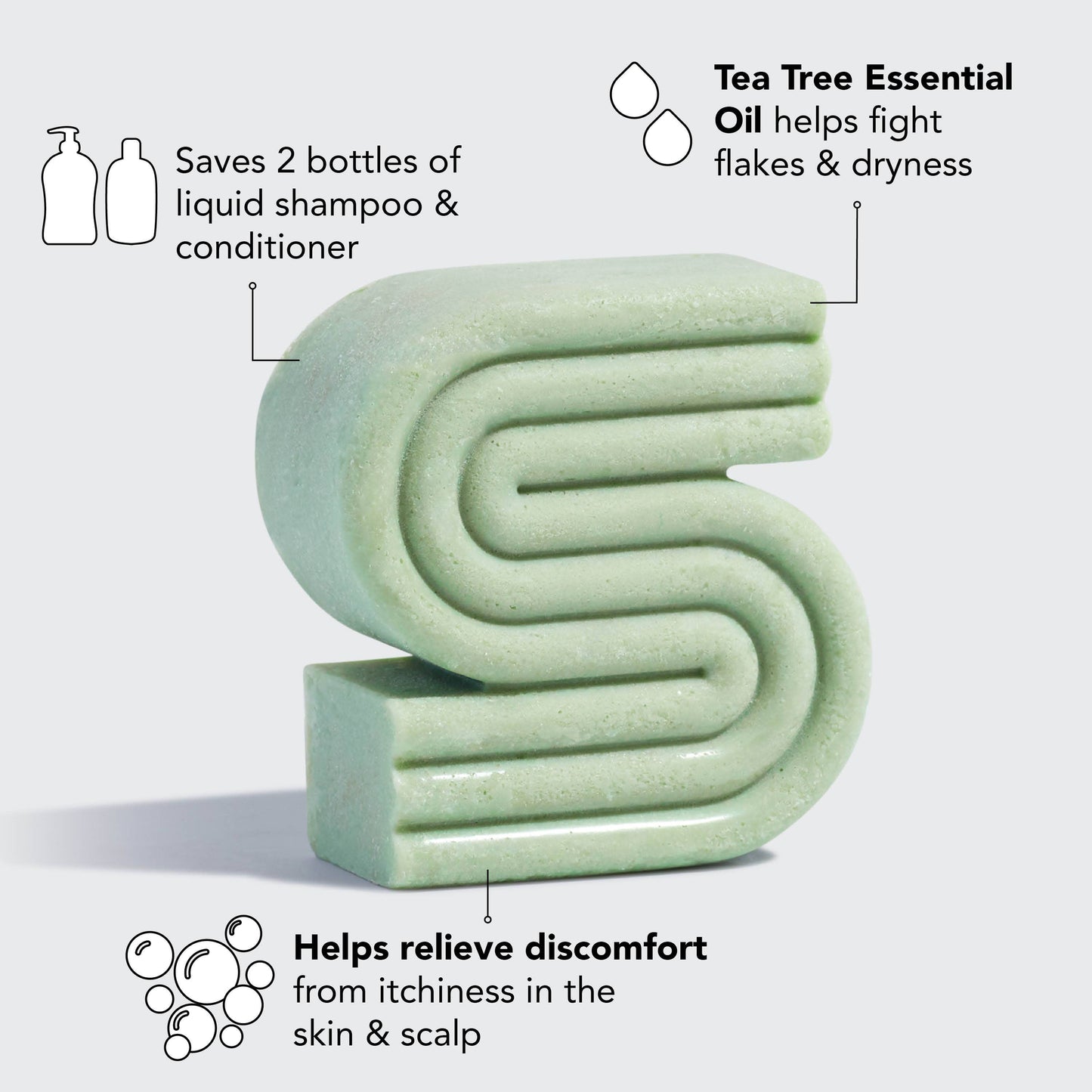 Tea Tree & Mint Clarifying Shampoo Bar -