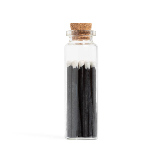Tuxedo Matches in Small Corked Vial - Lighters & Matches