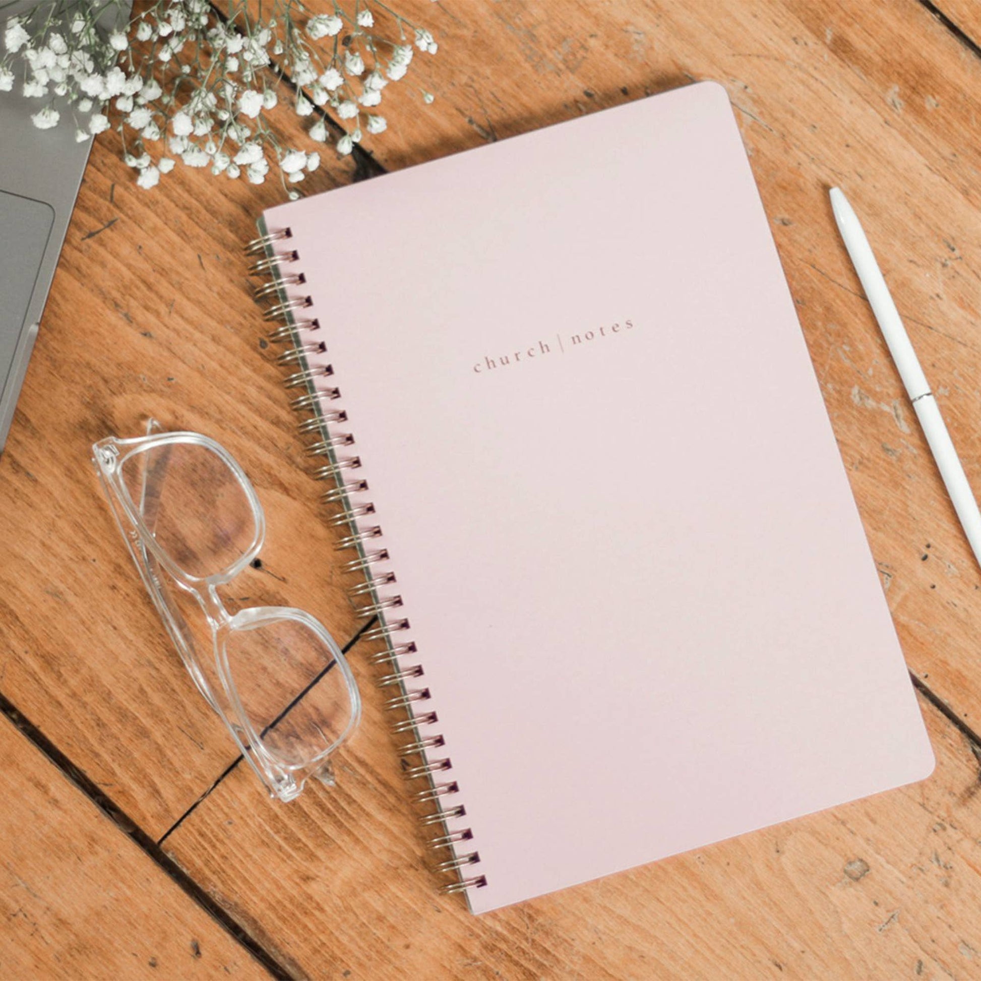 Blush Church Notes Bible Study Notebook -