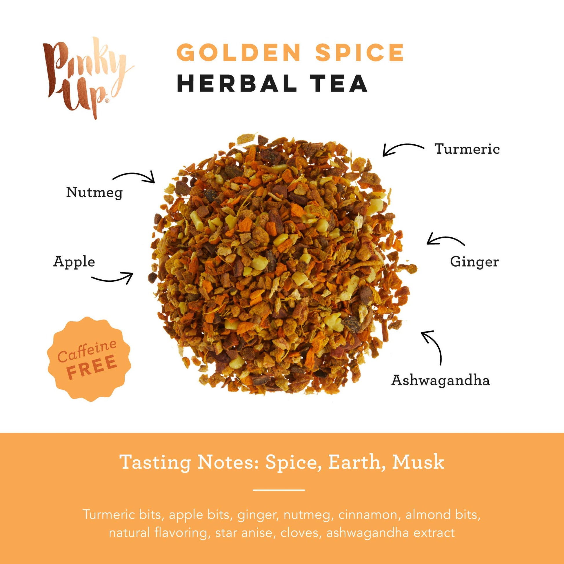 Golden Spice Herbal Tea 15 Sachets -