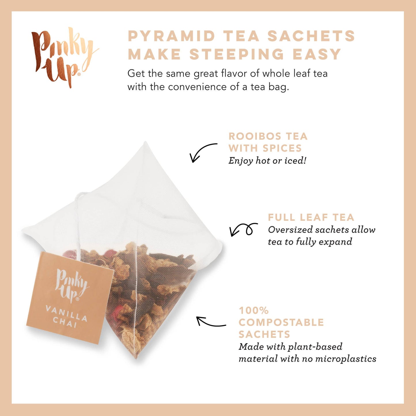 Vanilla Chai Rooibos Tea 15 Sachets - Tea