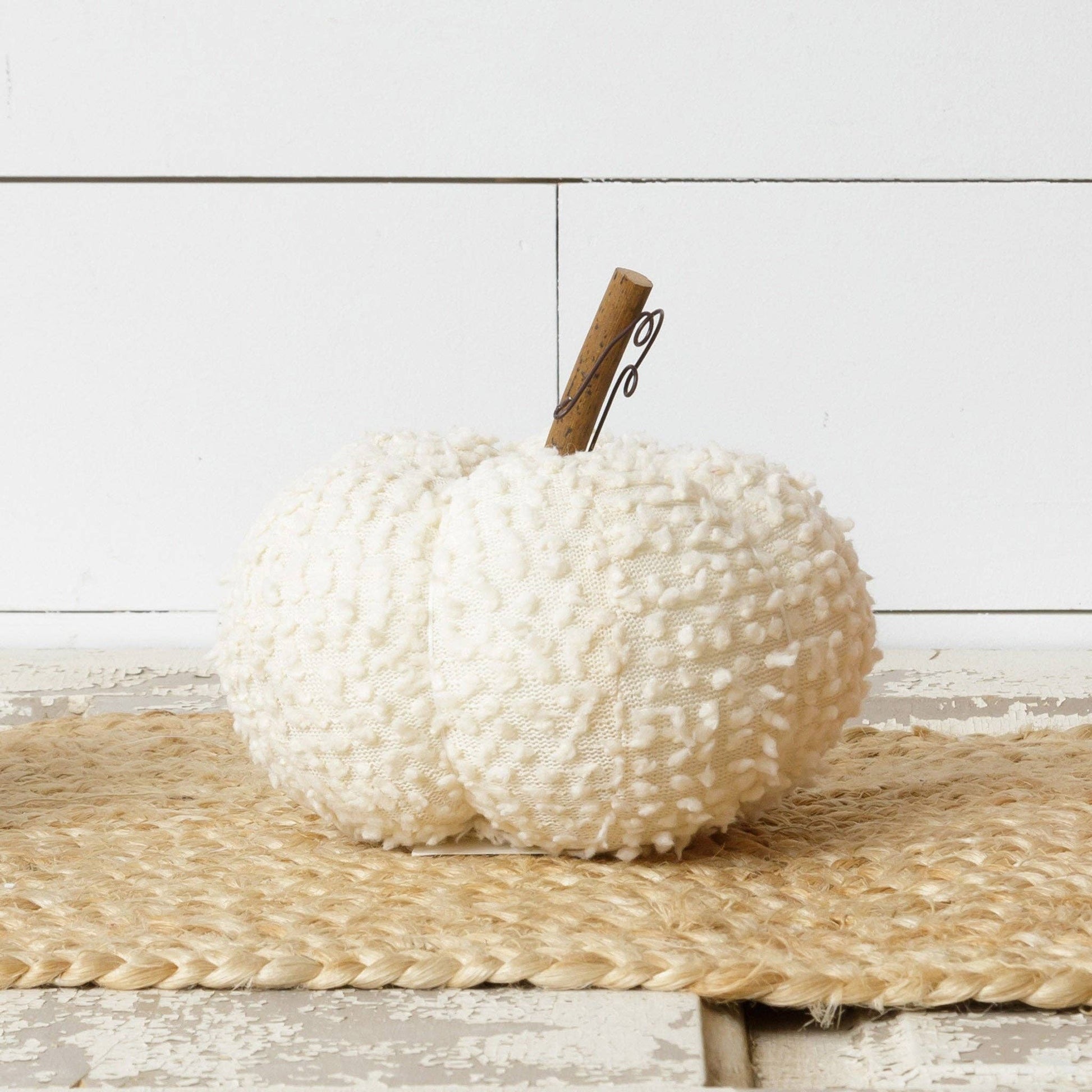 White Fabric Pumpkin (PC) -