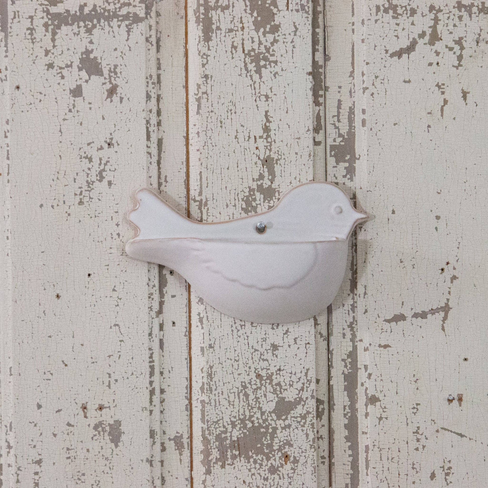 Stoneware Bird Wall Pocket (PC) -