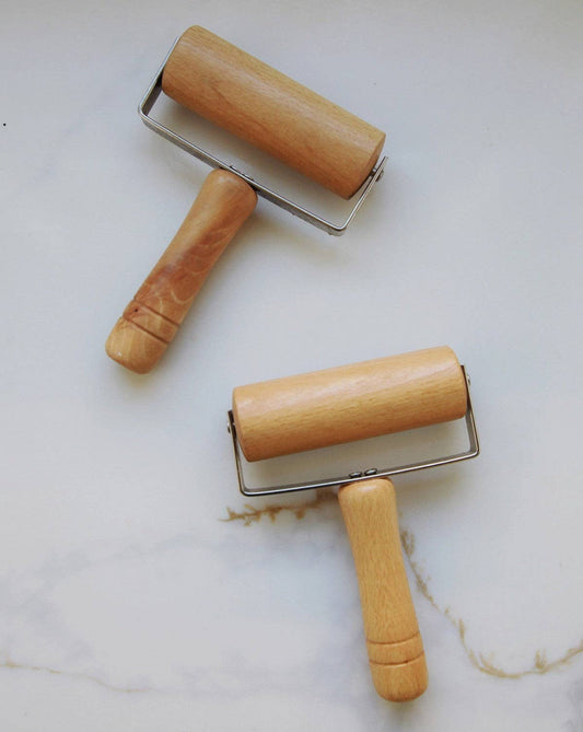 Beech Wood Pastry Rolling Pin For Cookie Dough And Pizza Dough