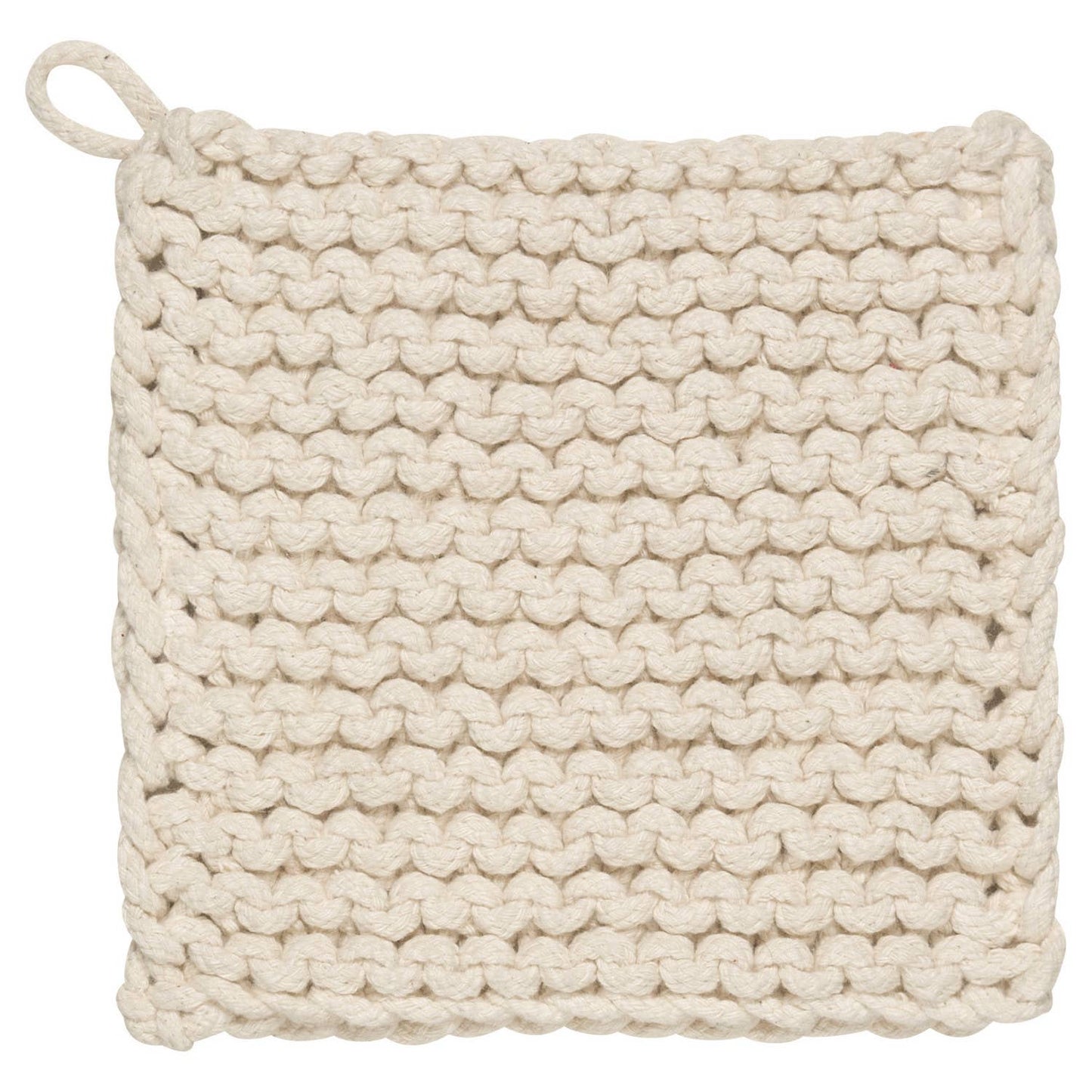 Natural Knit Potholder - Oven Mitts & Pot Holders