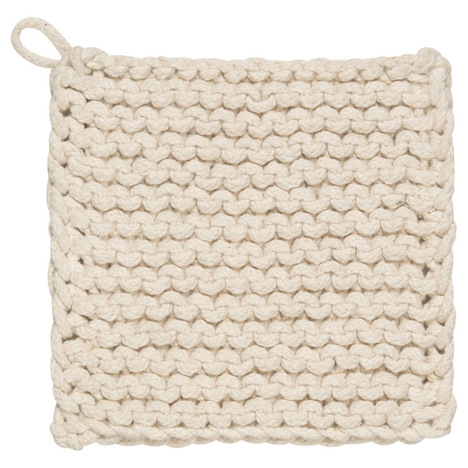 Natural Knit Potholder - Oven Mitts & Pot Holders
