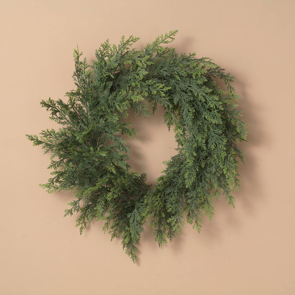 Christmas Holiday Real Touch Nature Pine Wreath 24"D