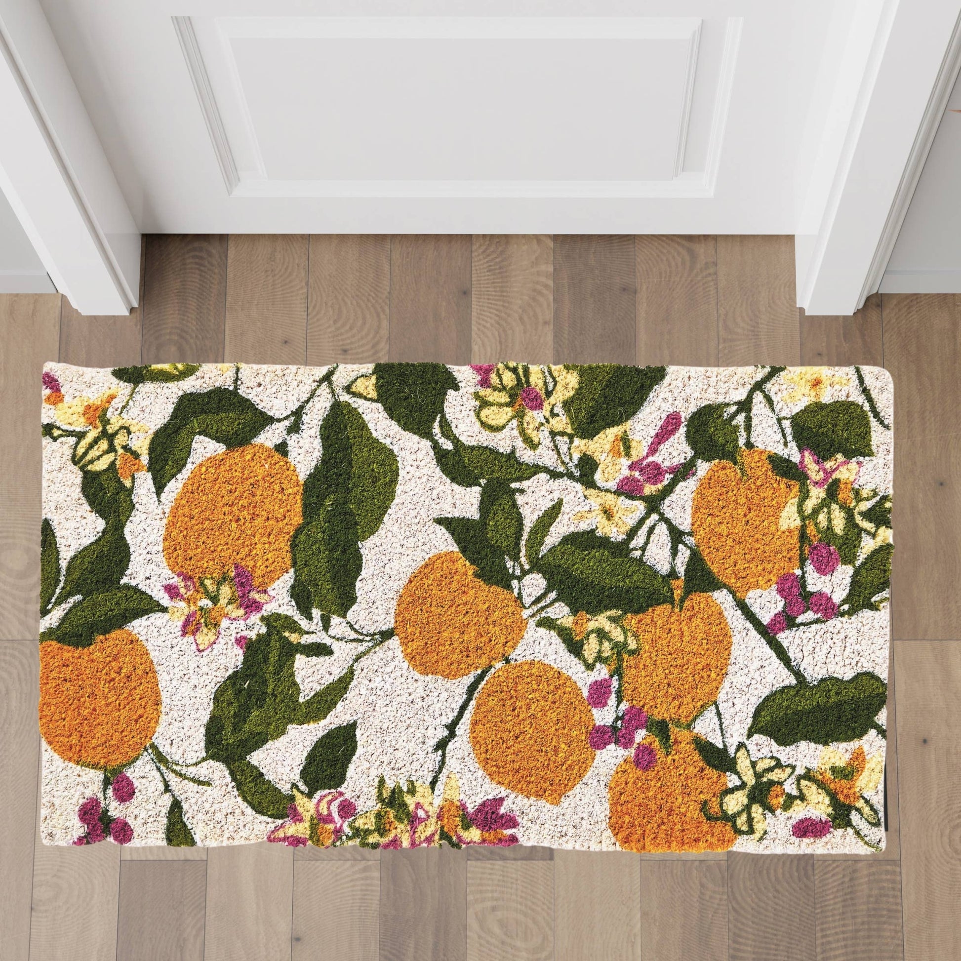 Lemoncello Coir Mat Yellow Multi Everyday -
