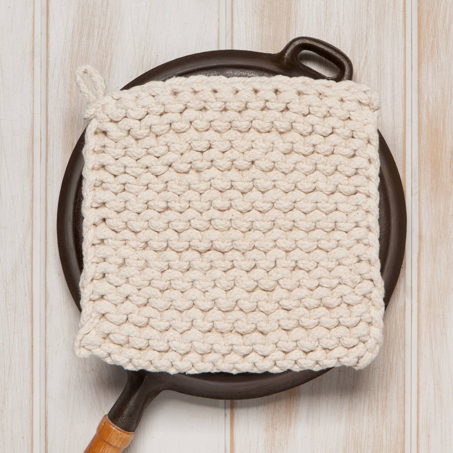 Natural Knit Potholder - Oven Mitts & Pot Holders