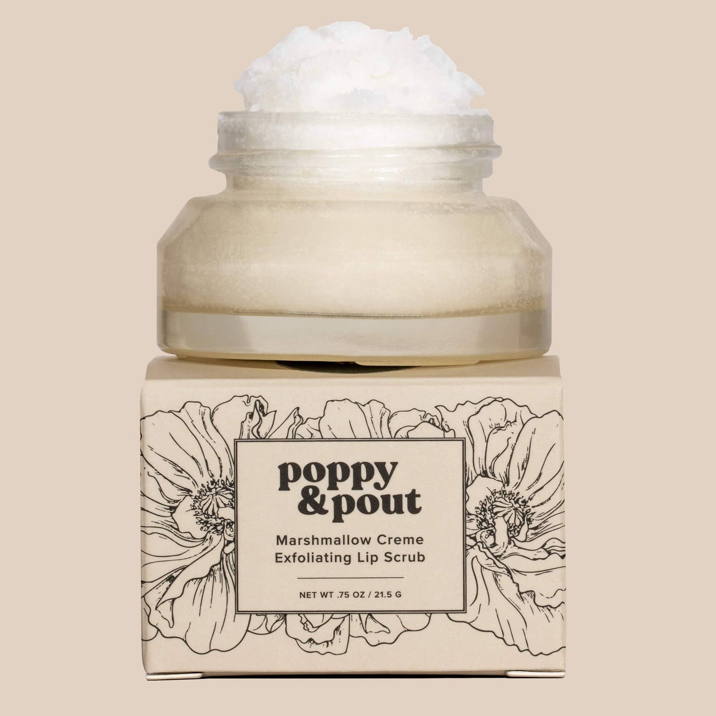 Lip Scrub, Marshmallow Creme -