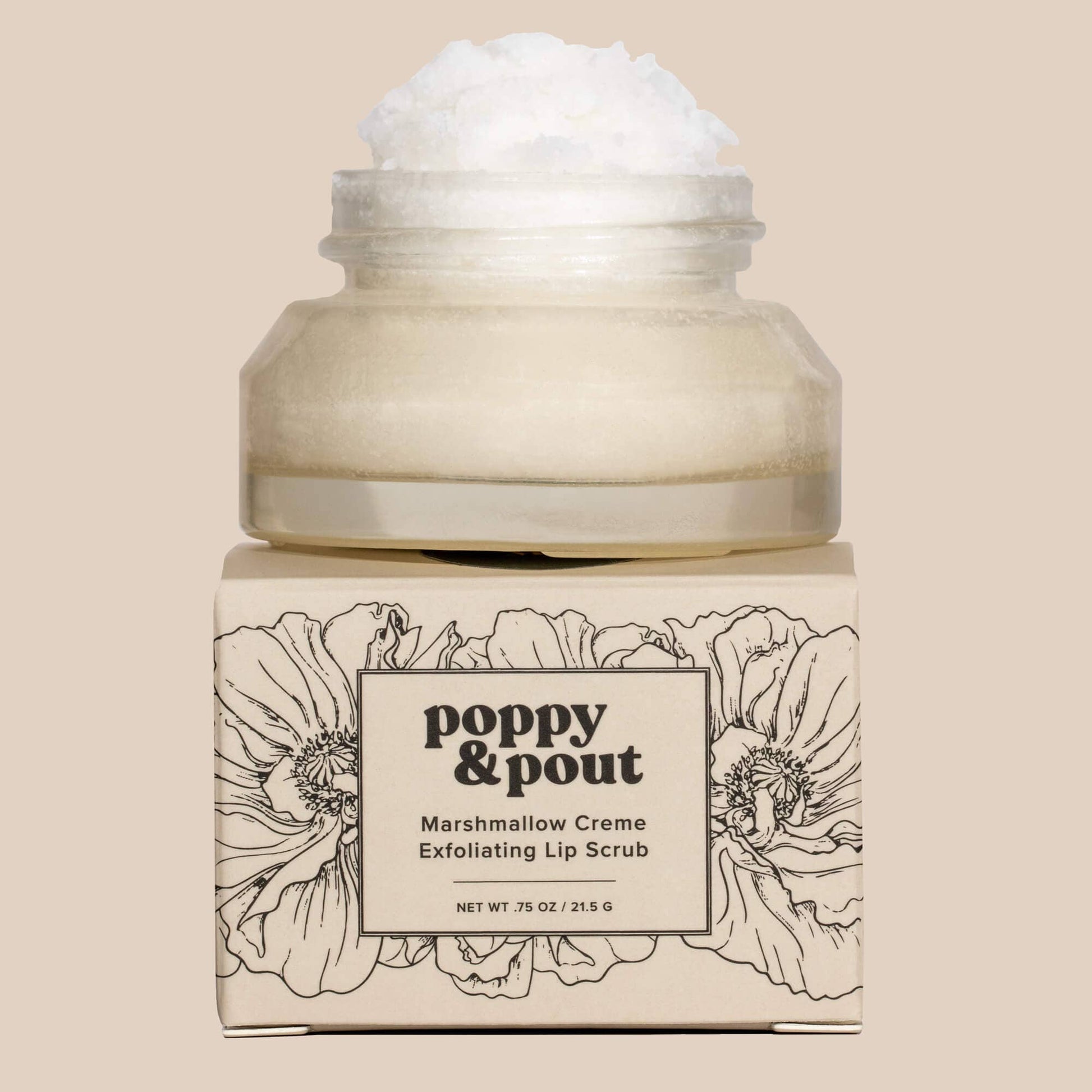 Lip Scrub, Marshmallow Creme -